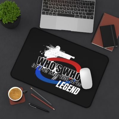 Martial Arts Legend Desk Mat — Who's Who in the Martial Arts Gaming/Work Mouse Pad