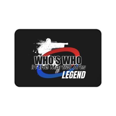 Martial Arts Legend Desk Mat — Who's Who in the Martial Arts Gaming/Work Mouse Pad