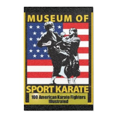 Area Rug — Museum of Sport Karate Vintage American Flag Design