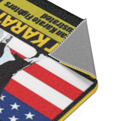 Area Rug — Museum of Sport Karate Vintage American Flag Design