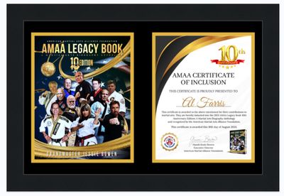 2024 Framed Inclusion Certificate &amp; Book Cover