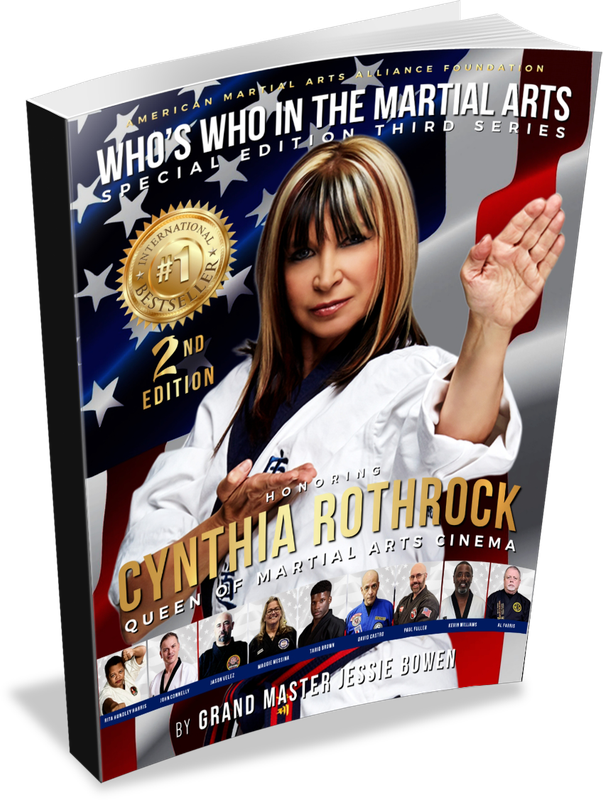 Paper Back Copy - Who's Who in the Martial Arts: A Tribute to Cynthia Rothrock and Martial Arts Biography Book Edition #9 International Impact Award winner