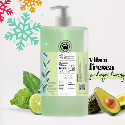 Shampoo Vibra fresca (aguacate- bergamota)/ 1 litro