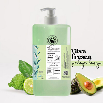 Shampoo Vibra fresca (aguacate- bergamota)/ 1 litro