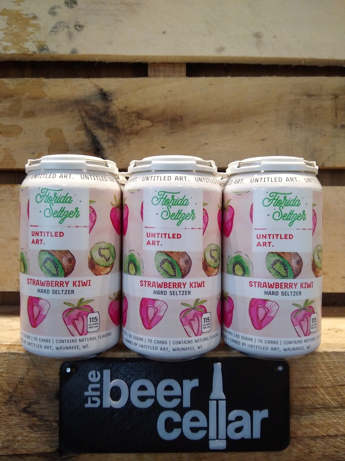 Untitled Art Florida Seltzer Strawberry Kiwi 6pk