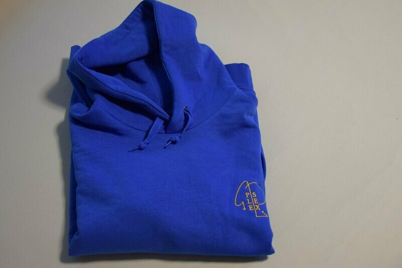 Kapuzen-Sweatshirt blau
