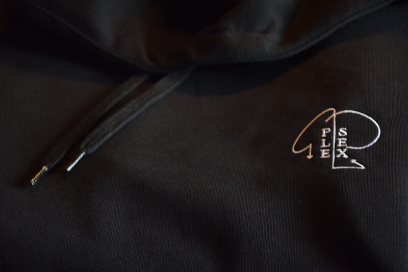 Kapuzen-Sweatshirt schwarz