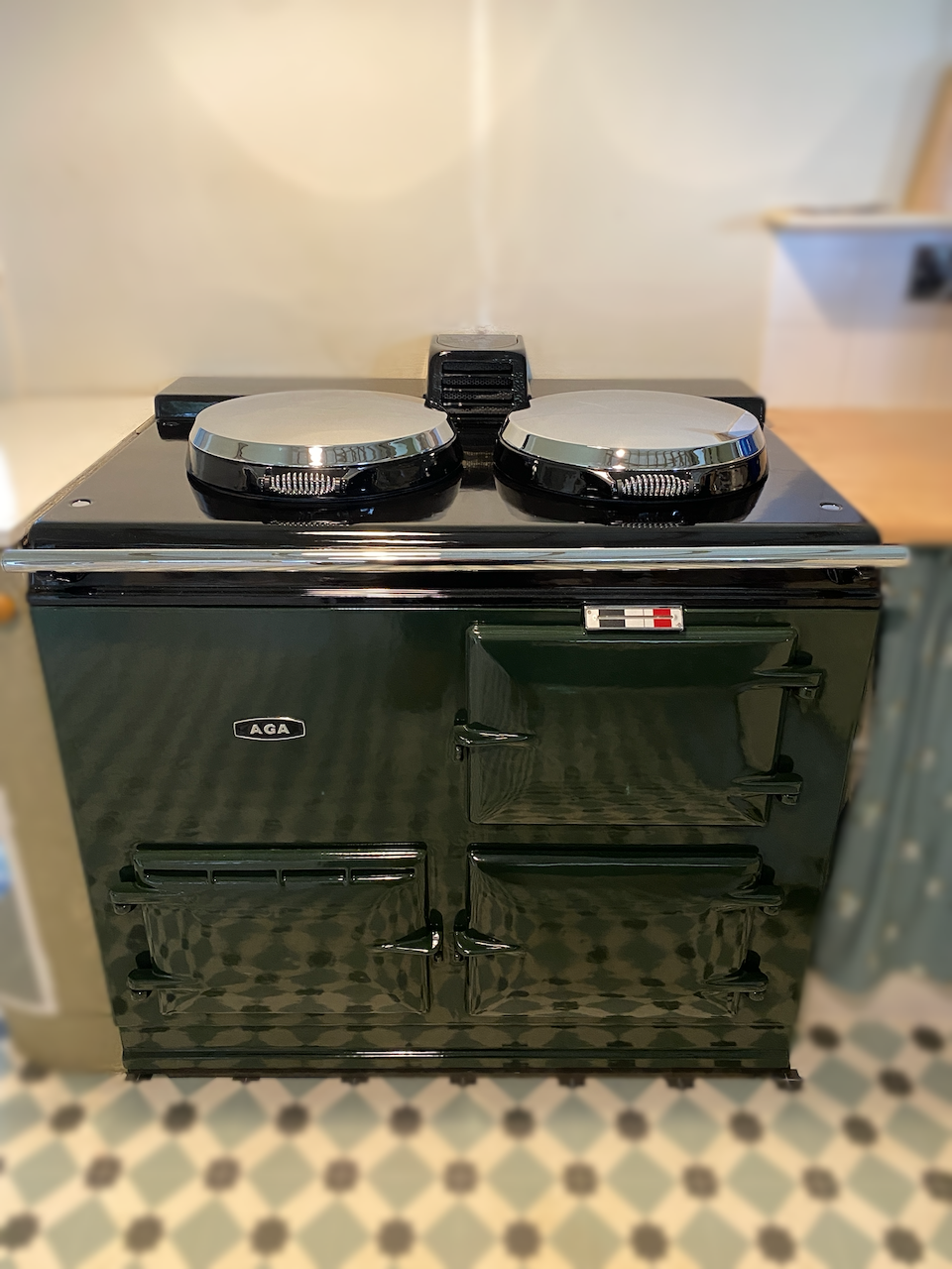 Reconditioned 2 Oven Oil Aga Cooker (British Racing Green)