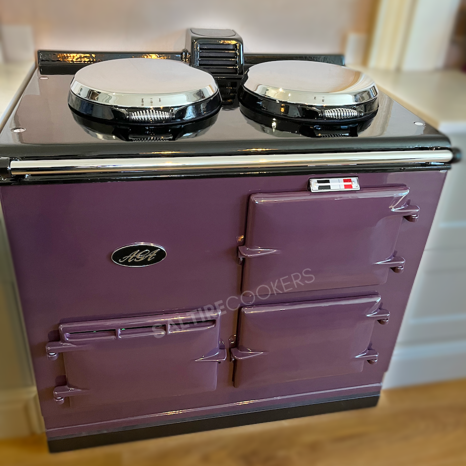 Reconditioned 2 Oven Aga Cooker with ElectricKit Advanced (Aubergine)