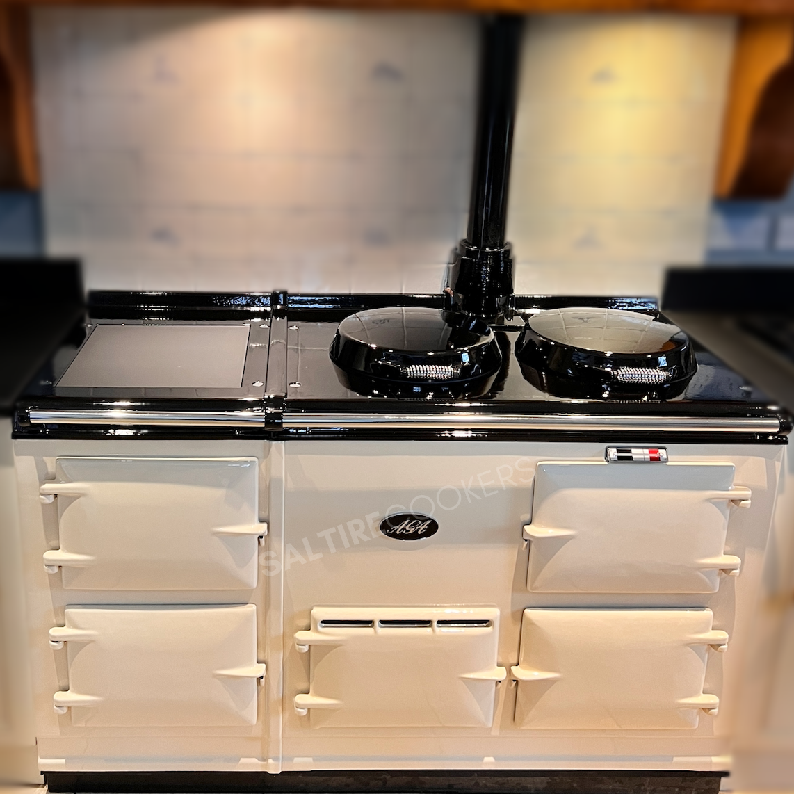 Reconditioned 4 Oven Gas Aga Cooker (White Tie)