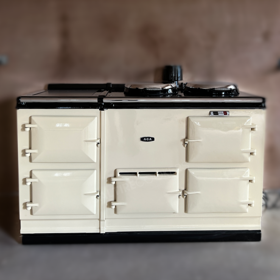 Reconditioned 4 Oven Gas Aga Cooker (Light Cream)