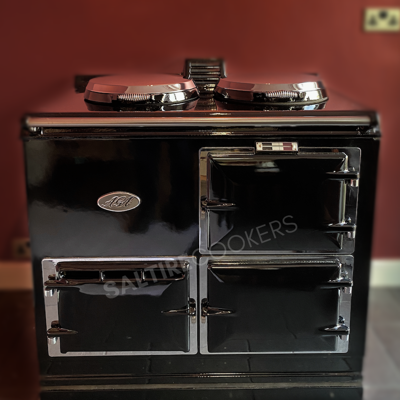 Refurbished 2 Oven 13amp Millennium Aga Cooker (Black)