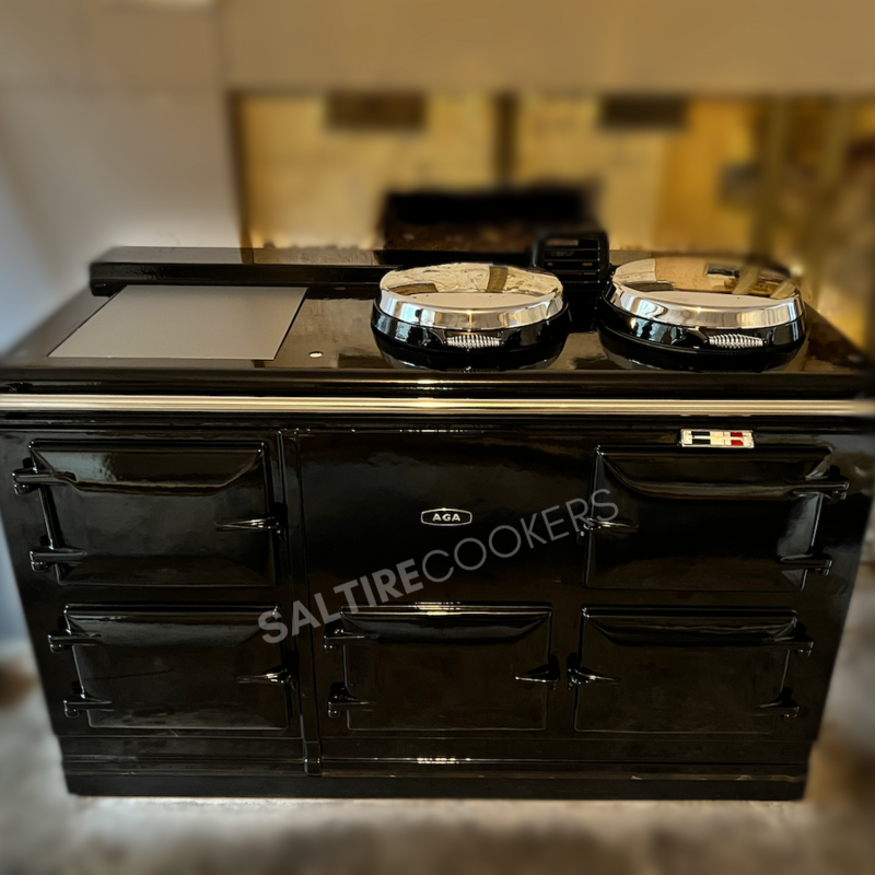 Reconditioned 4 Oven Aga Cooker with ElectricKit Advanced (Black)
