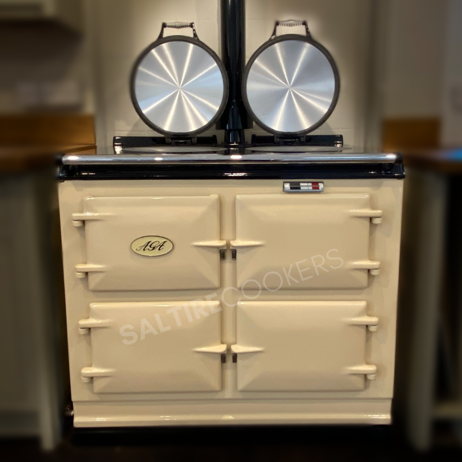 Reconditioned 3 Oven Gas Aga Cooker (Cream)