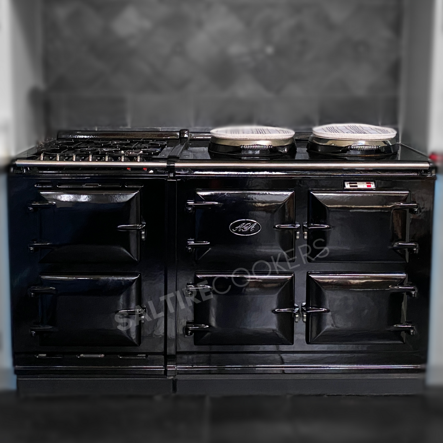 Reconditioned 3 Oven eControl Aga Cooker (Black)