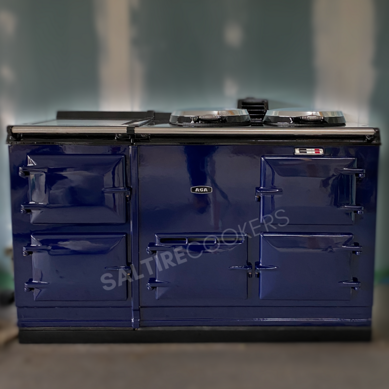 Reconditioned 4 Oven Aga Cooker with ElectricKit (Royal Blue)