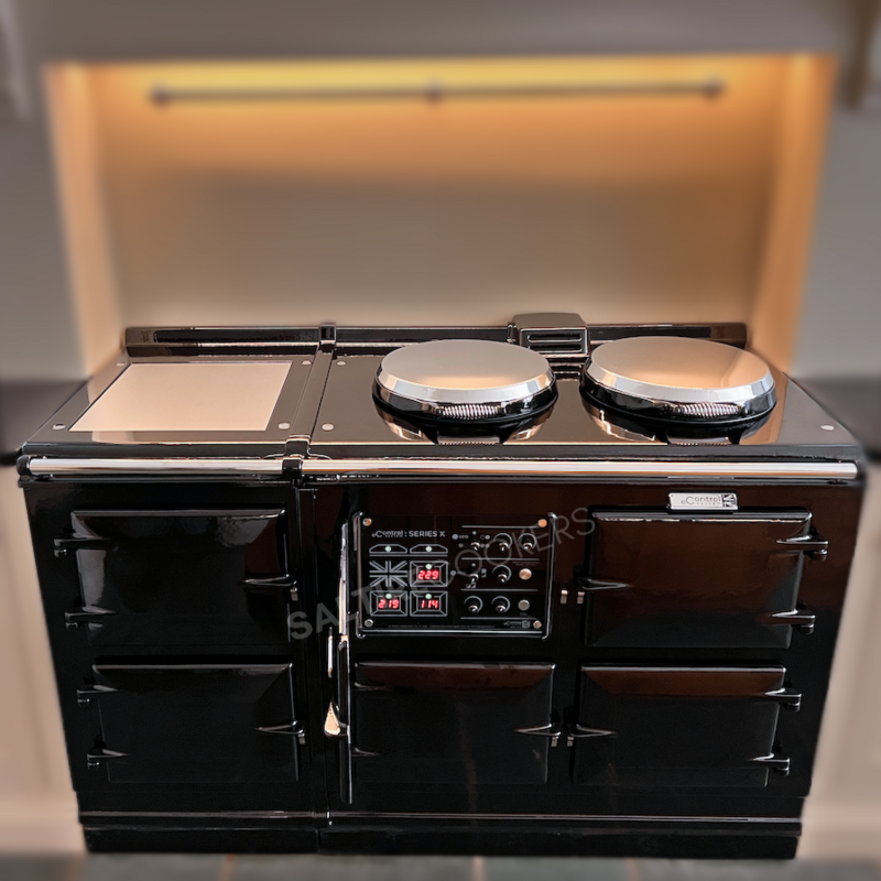 Reconditioned Aga Cooker, 5 Oven Version, with eControl (Black)