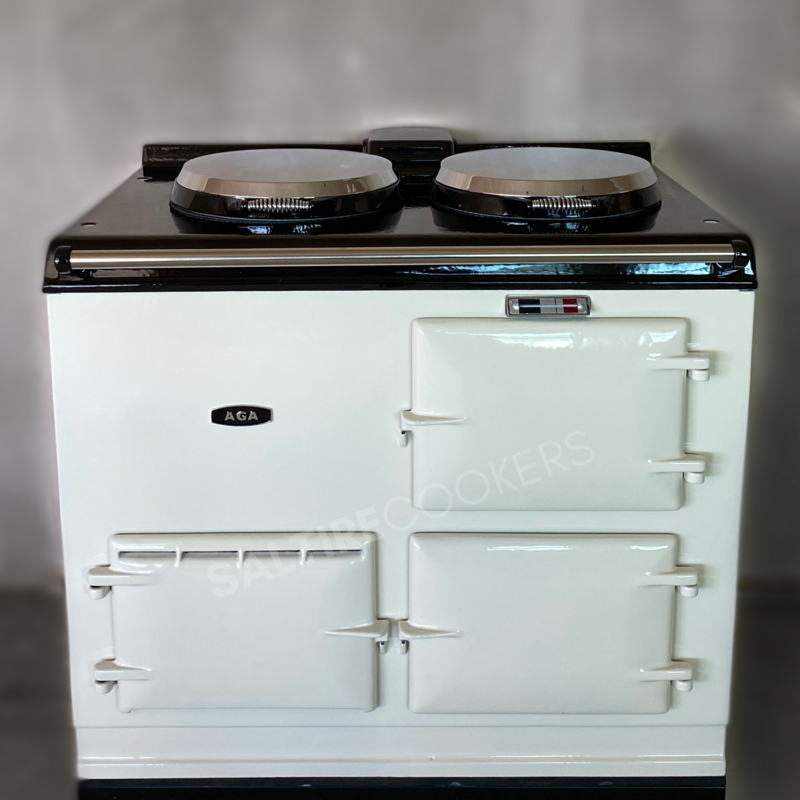 Refurbished 2 Oven 13amp Aga Cooker (Ivory)