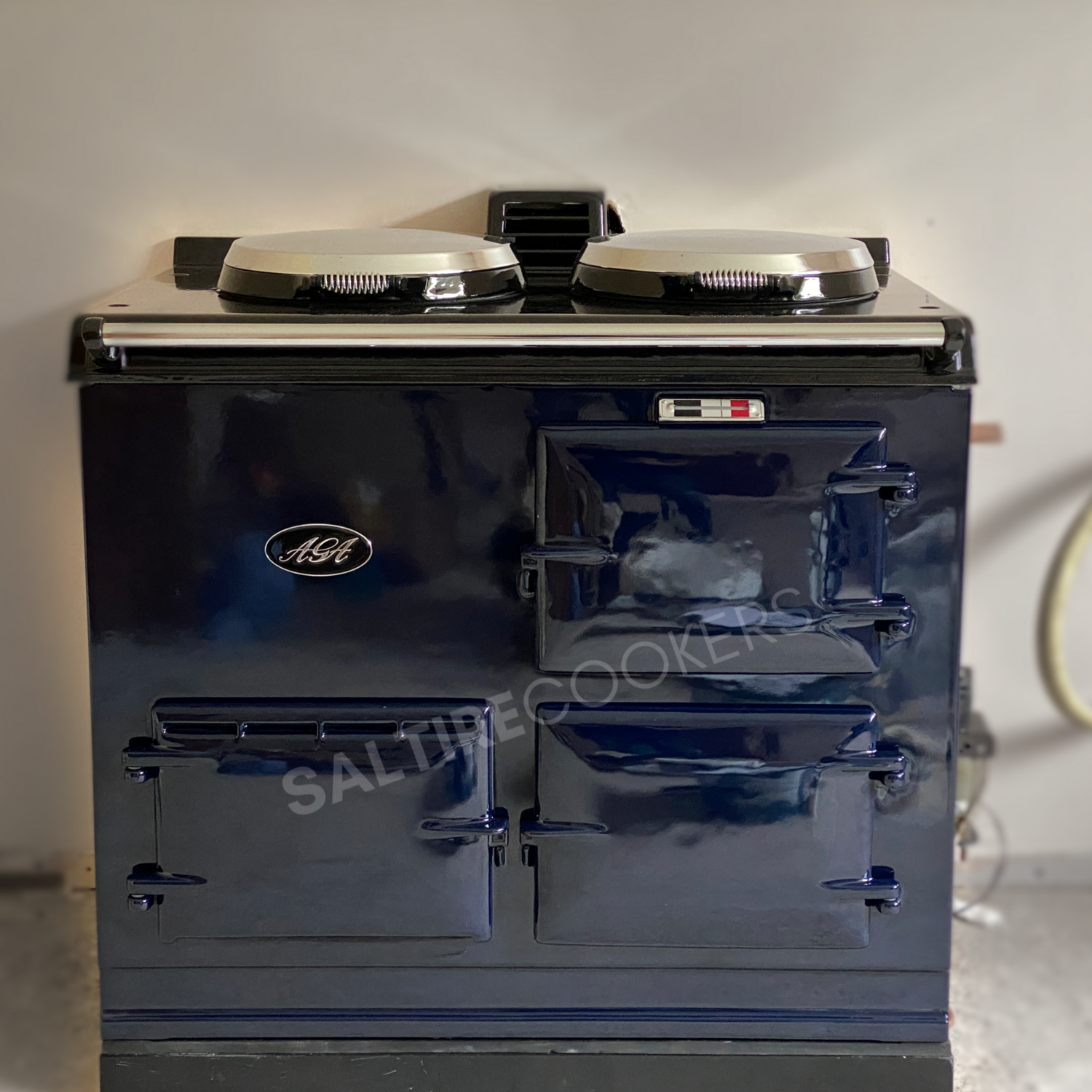 Reconditioned 2 Oven Oil Aga Cooker (Oxford Blue)