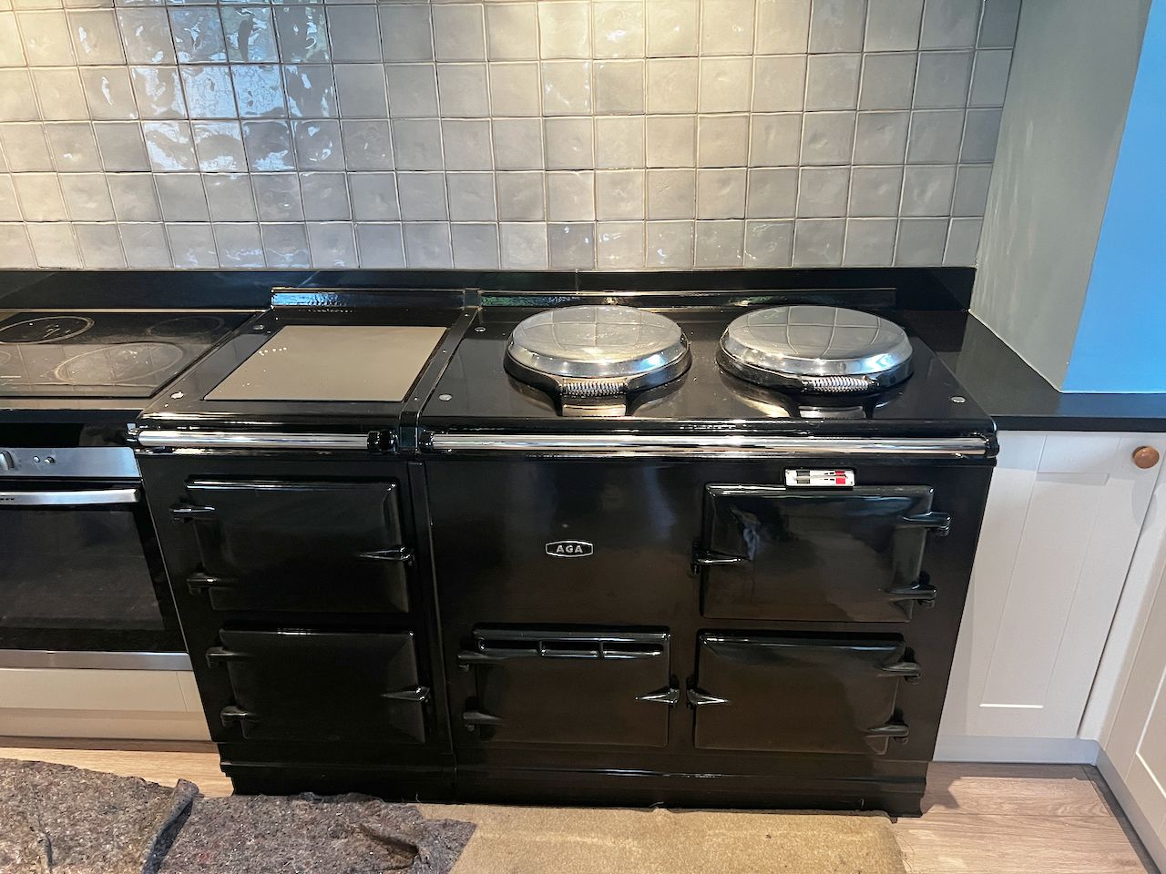 4 Oven Aga Cooker - with Original Front (Pewter)