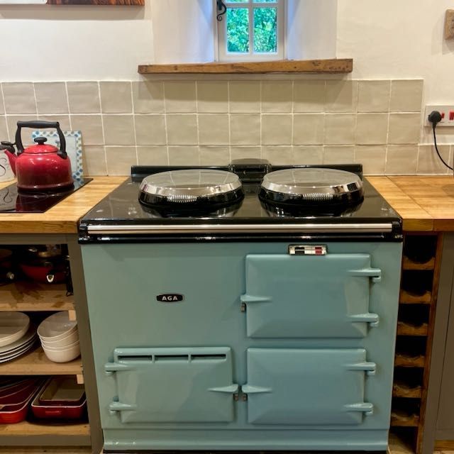 2 Oven Refurbished Aga Cooker (Pistachio)