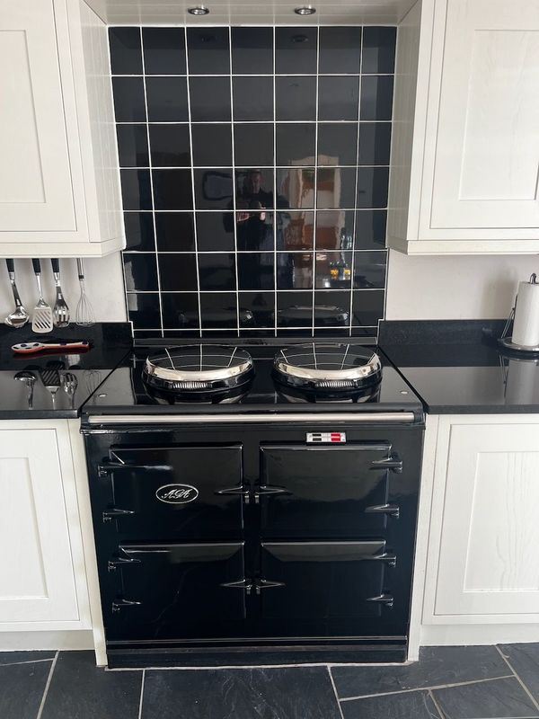 3 Oven Aga Cooker - with Original Front (Black)