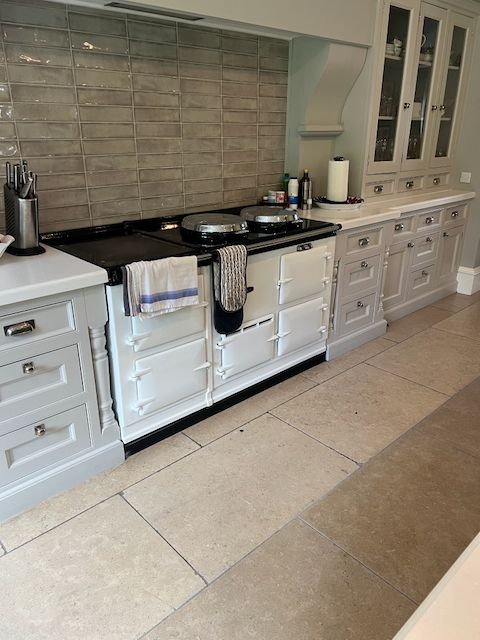 4 Oven Aga Cooker - with Original Front (White)