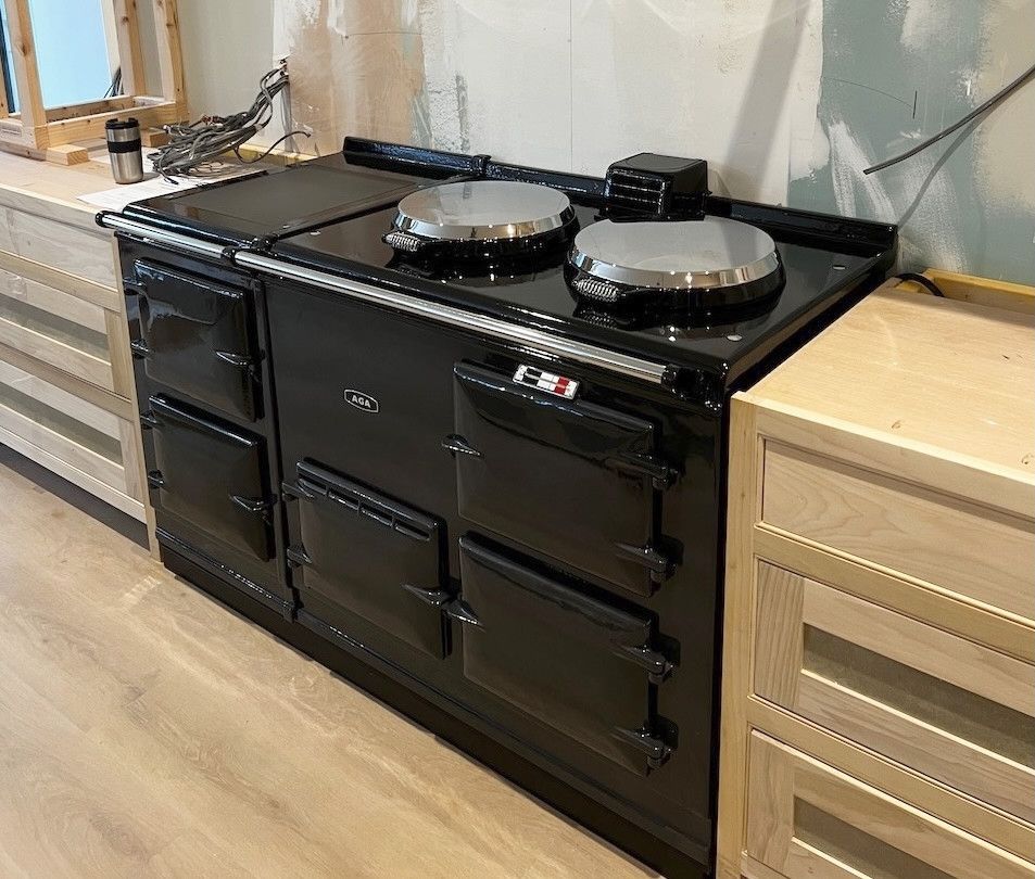 4 Oven Aga Cooker - with Original Front (Pewter)