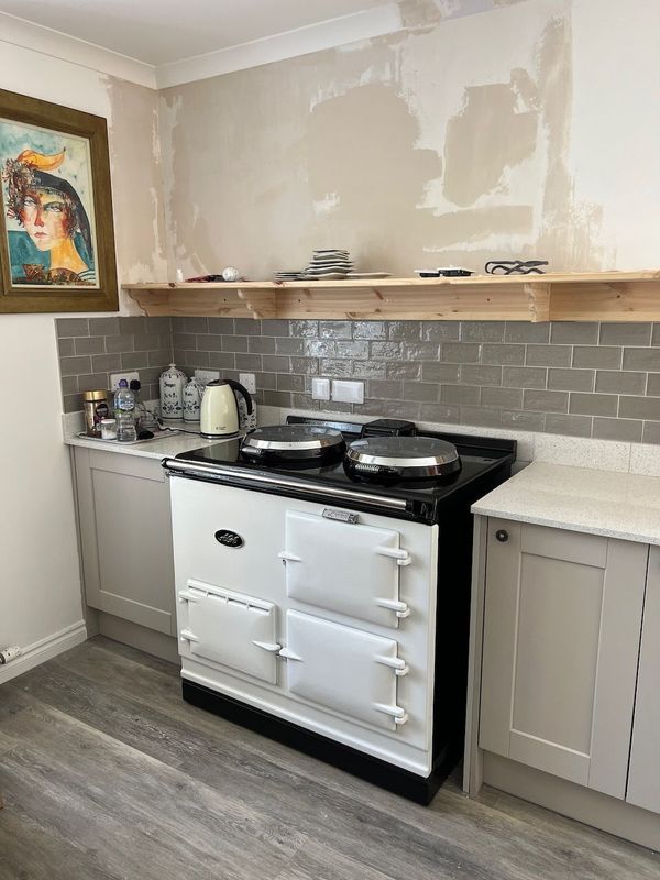 2 Oven Aga Cooker - with Original Front (White)