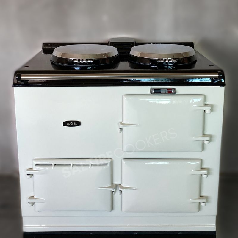 2 Oven Refurbished Aga Cooker (Ivory)