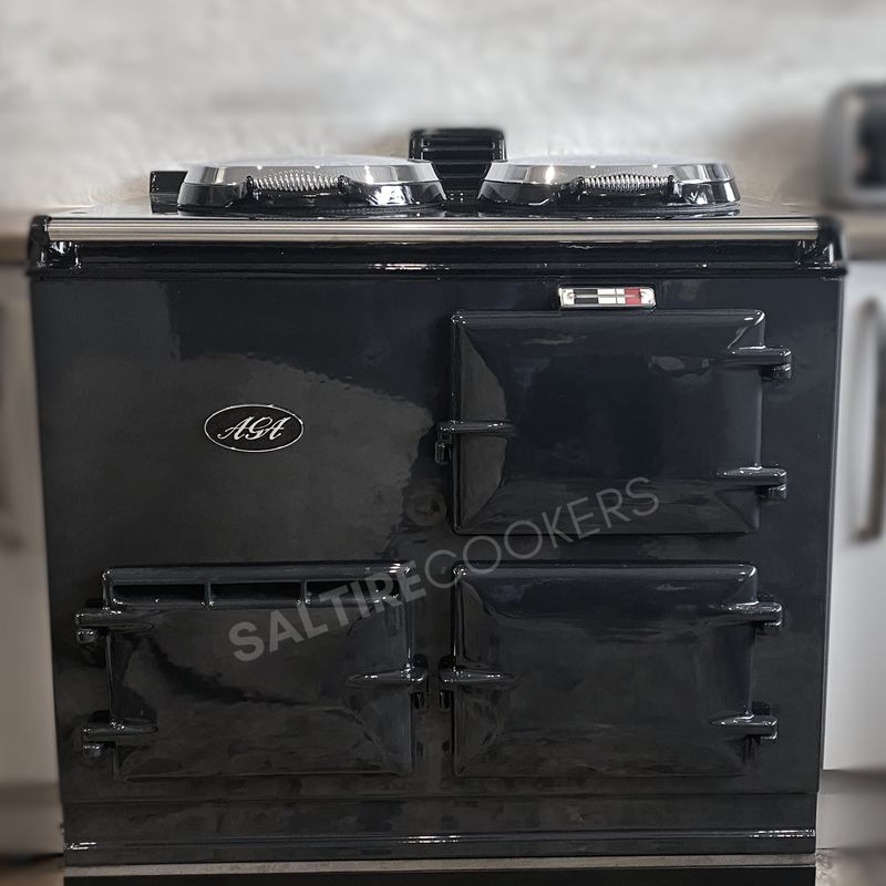 2 Oven Refurbished Aga Cooker (Pewter)