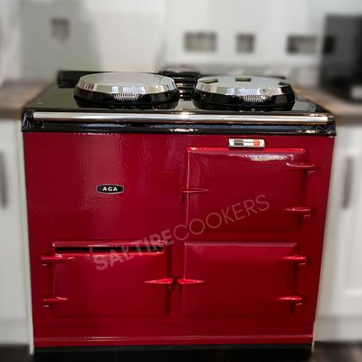 2 Oven Refurbished Aga Cooker (Claret)
