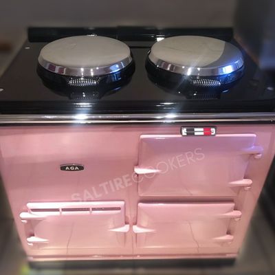 2 Oven Refurbished Aga Cooker (Pink) 2 Oven Refurbished Aga Cooker (Pink)