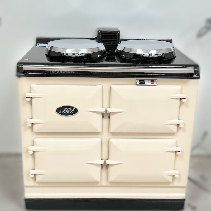 3 Oven Refurbished Aga Cooker (Linen)