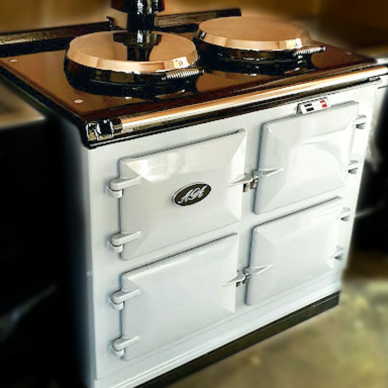 3 Oven Refurbished Aga Cooker (Platinum)