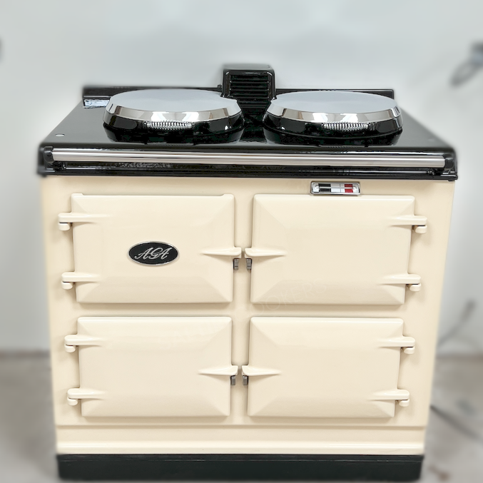 3 Oven Refurbished Aga Cooker (Linen)