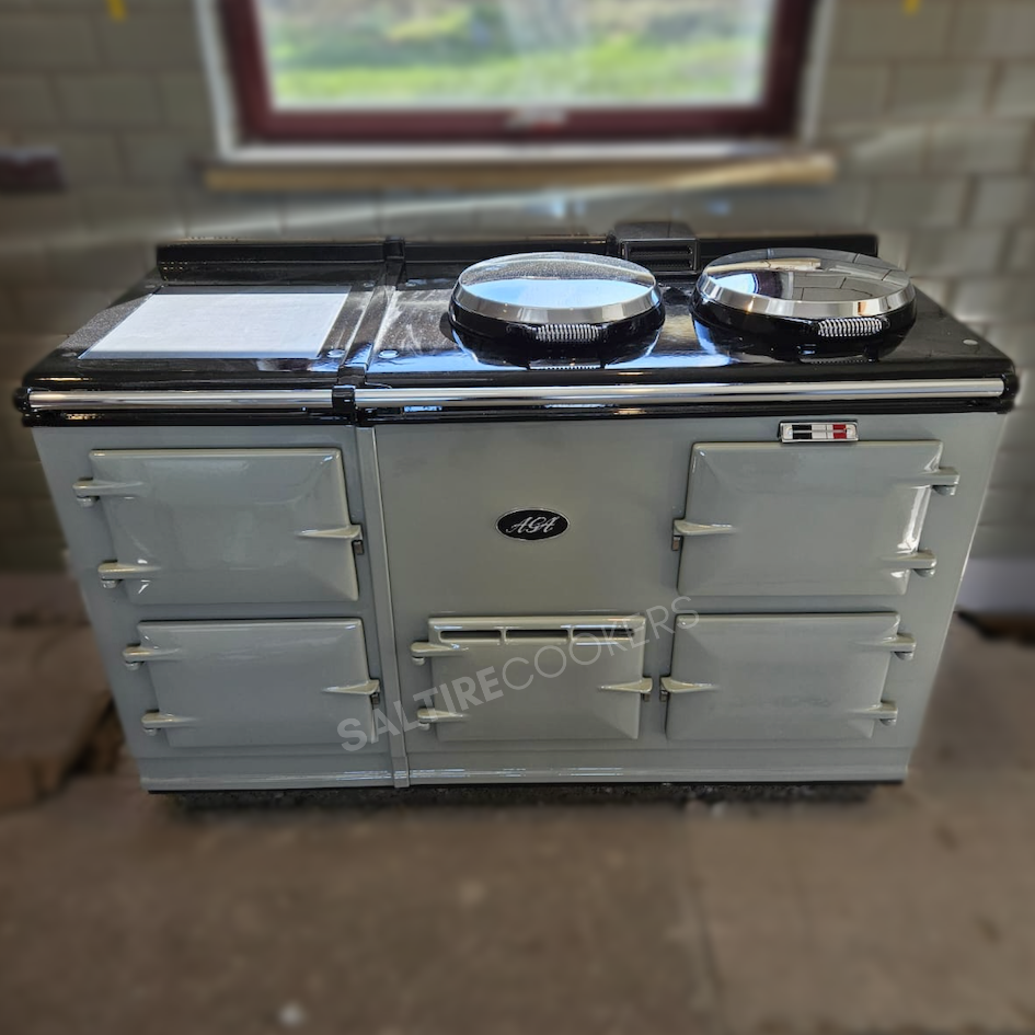 4 Oven Refurbished Aga Cooker (French Grey) 4 Oven Refurbished Aga Cooker (French Grey)