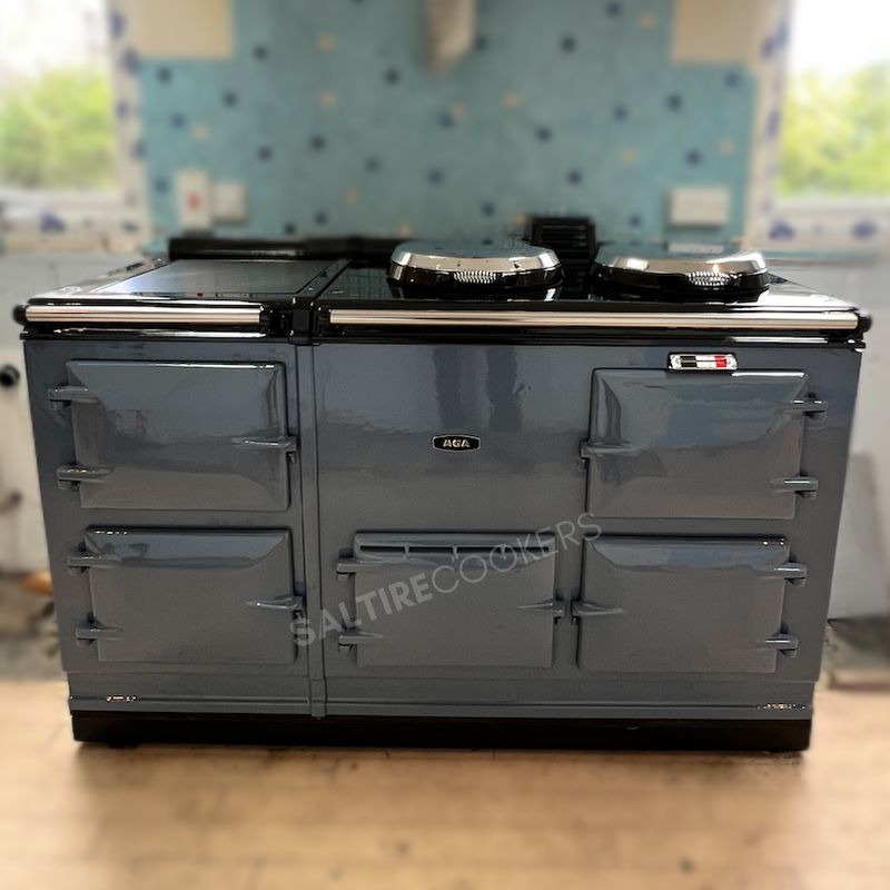 4 Oven Refurbished Aga Cooker (Dartmouth Blue)