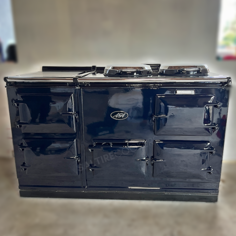 4 Oven Refurbished Aga Cooker (Dark Blue)