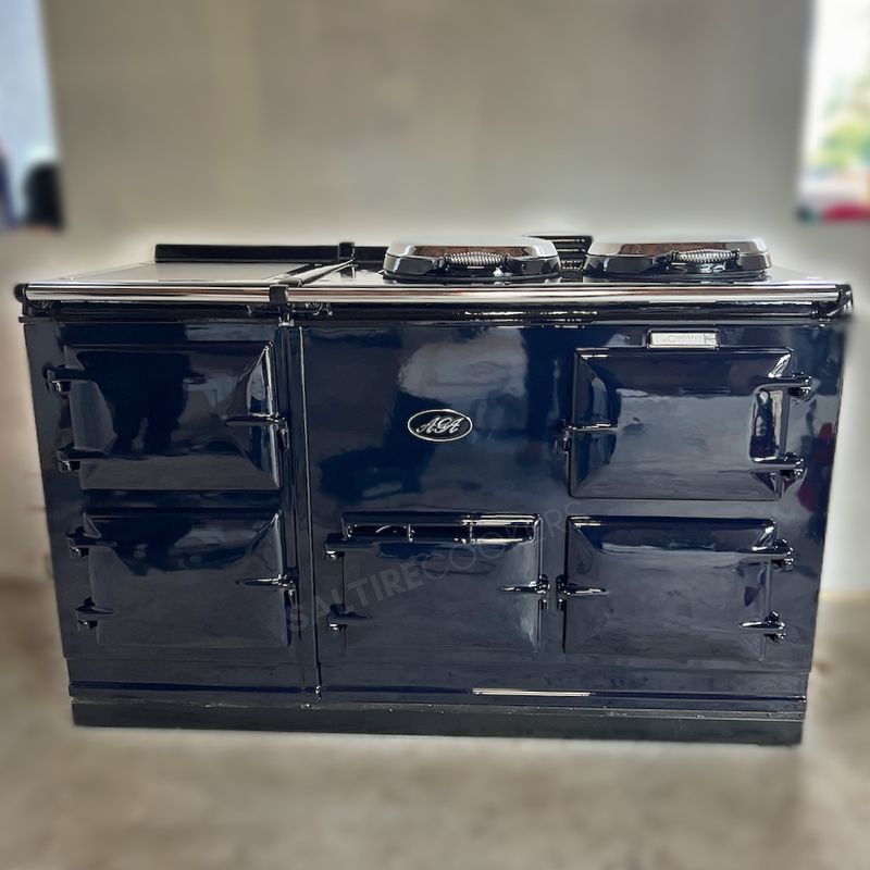 4 Oven Refurbished Aga Cooker (Dark Blue)