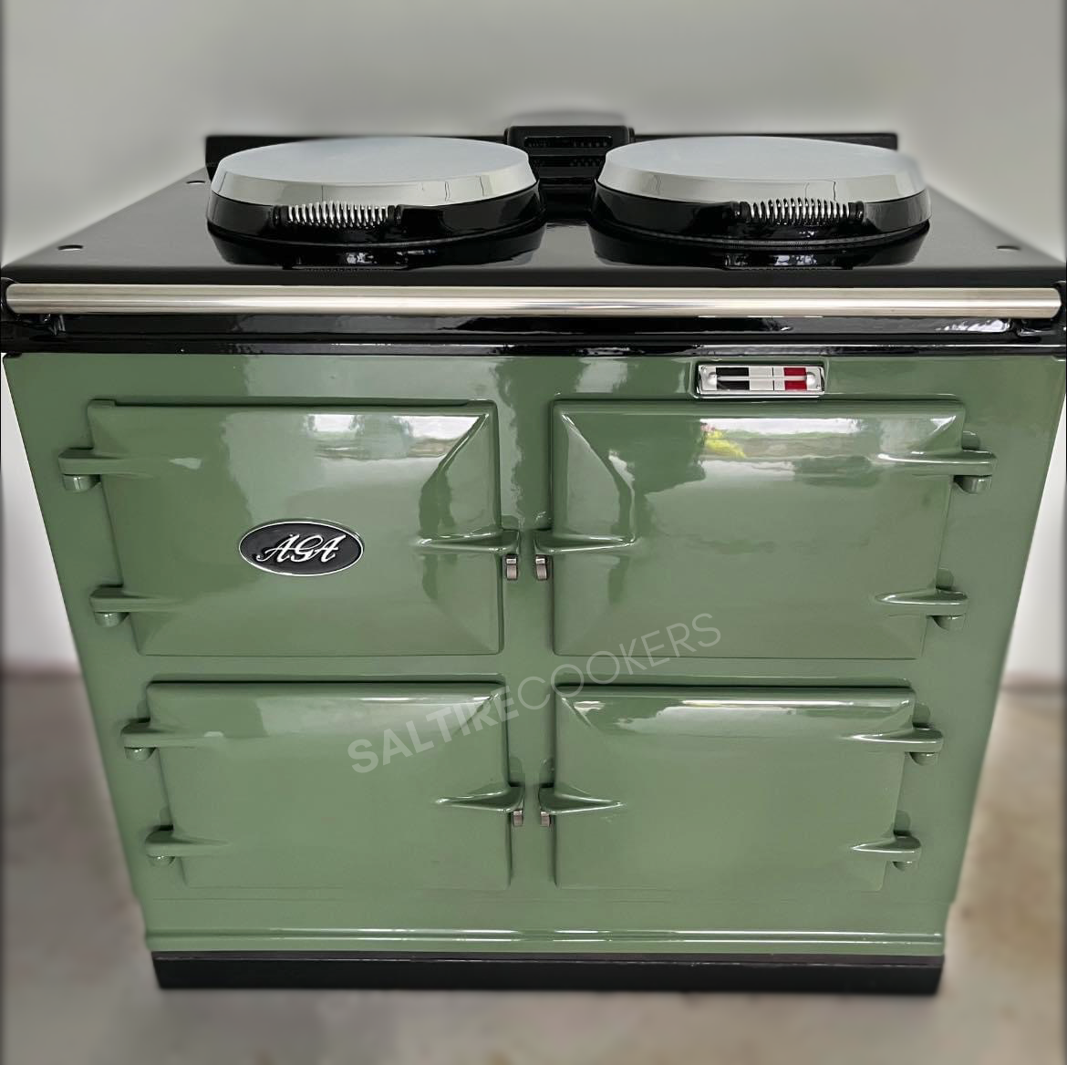 3 Oven Refurbished Aga Cooker (Nessie Green)