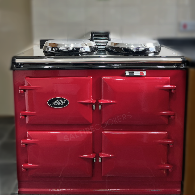3 Oven Refurbished Aga Cooker (Claret)
