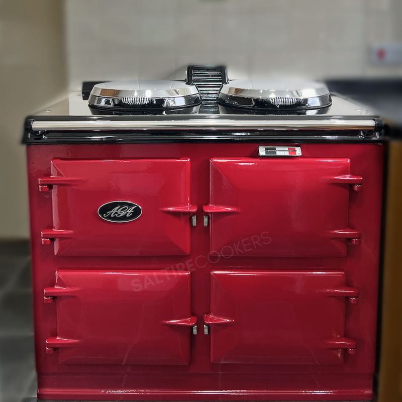 3 Oven Refurbished Aga Cooker (Claret)