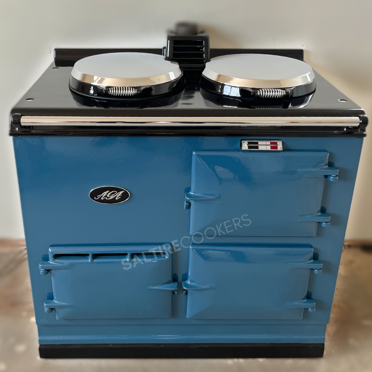 2 Oven Refurbished Aga Cooker (Peacock)
