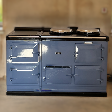 4 Oven Refurbished Aga Cooker (Loch Blue)