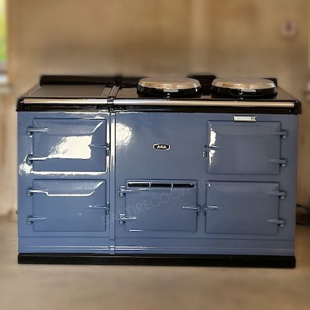 4 Oven Refurbished Aga Cooker (Loch Blue)