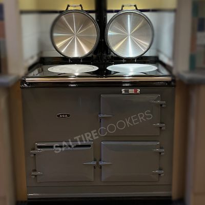 2 Oven Refurbished Aga Cooker (Dark Grey) 2 Oven Refurbished Aga Cooker (Dark Grey)