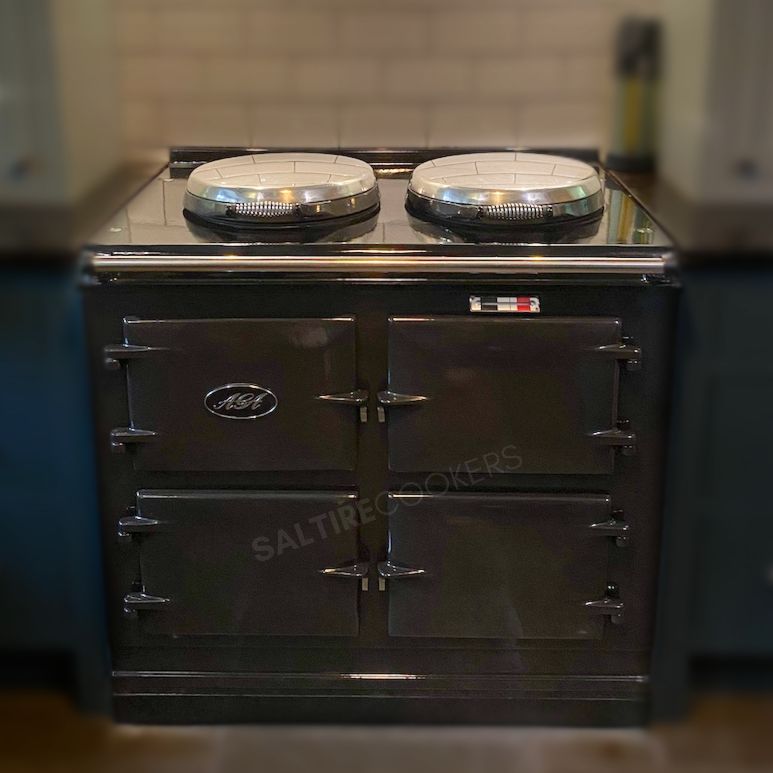 3 Oven Refurbished Aga Cooker (Light Pewter)