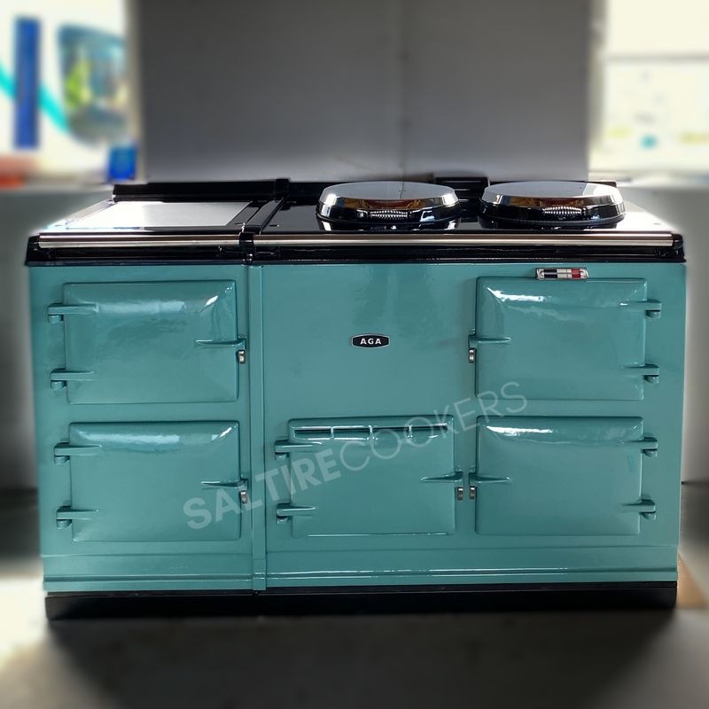 4 Oven Refurbished Aga Cooker (Pistachio)