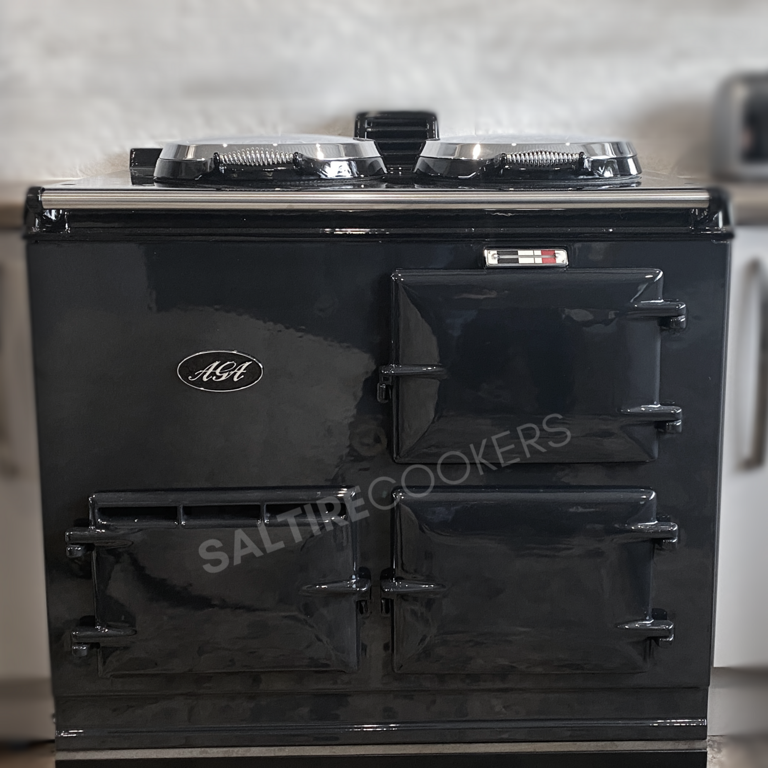 2 Oven Refurbished Aga Cooker (Pewter)
